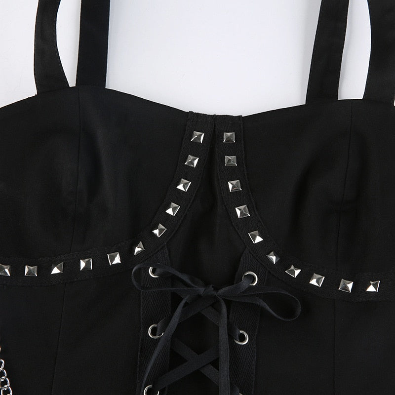 Schwarzer Gothic Bustier