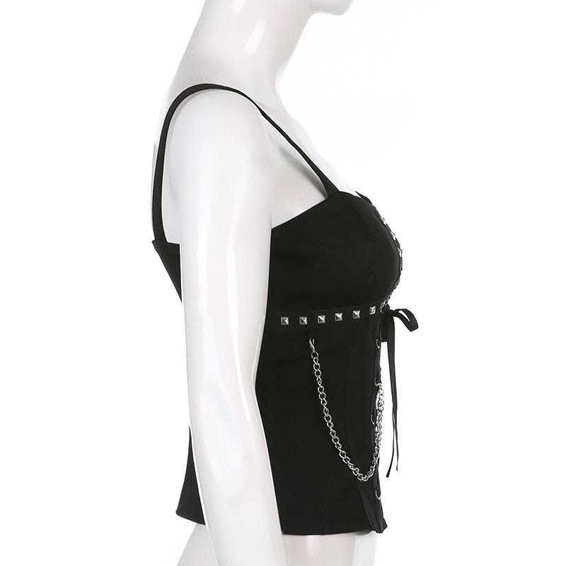 Schwarzer Gothic Bustier