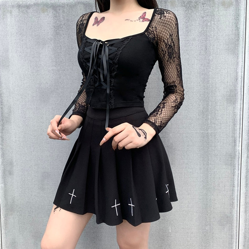 Gothic Romantische Oberteil