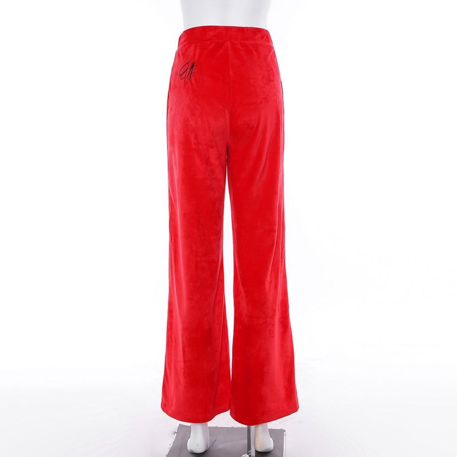 Rote Gothic Hose
