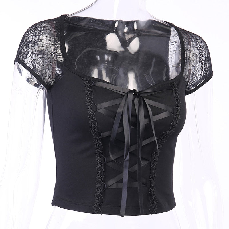 Gothic Damen Oberteil Große Größen