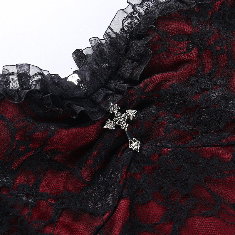 Roter Gothic Bustier