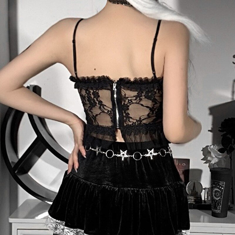 Roter Gothic Bustier