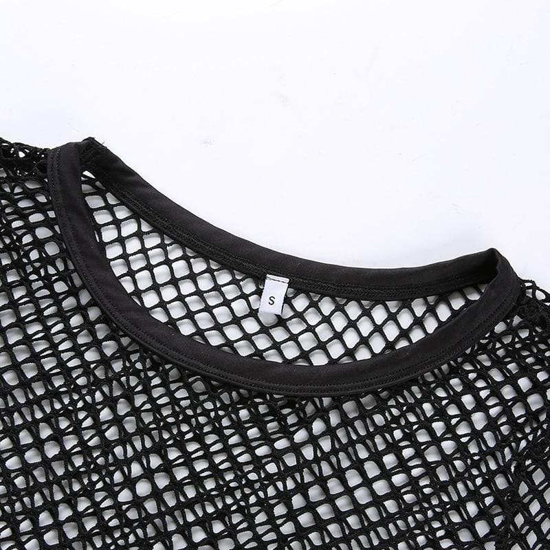 Gothic Netzoberteil für Damen