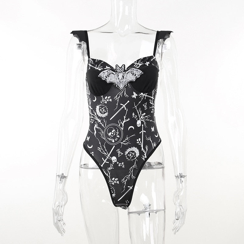 Schwarzer Gothic Body