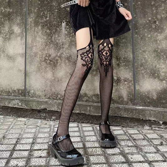Gothic Strumpfhose für Damen