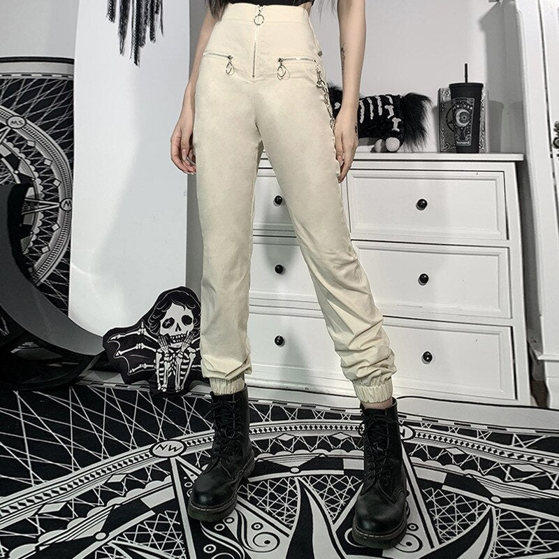 Gothic Hose mit Kette