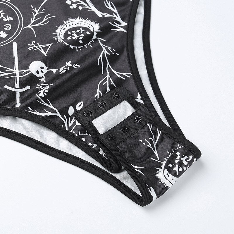 Schwarzer Gothic Body