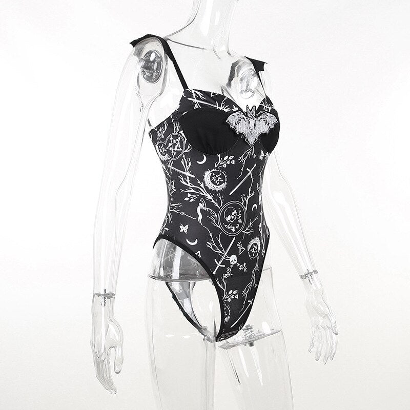 Schwarzer Gothic Body