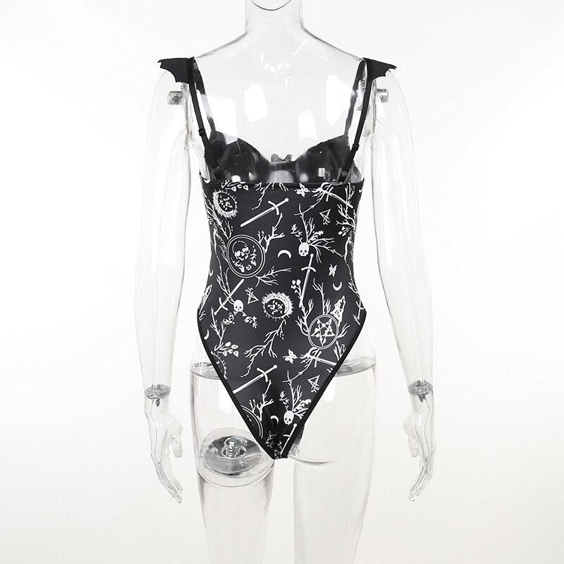 Schwarzer Gothic Body