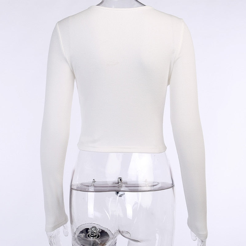 Gothic Oberteil mit Ketten für Damen
