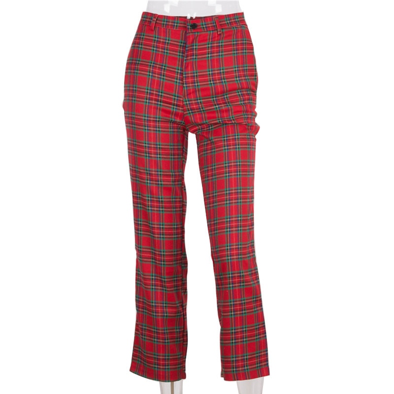 Karierte Gothic Hose