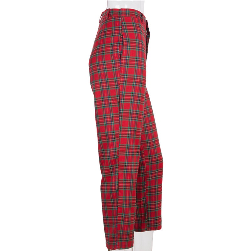Karierte Gothic Hose